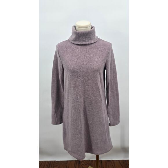 Lulus 
Tea Reader Lavender Turtleneck Sweater Dress - Picture 1 of 6